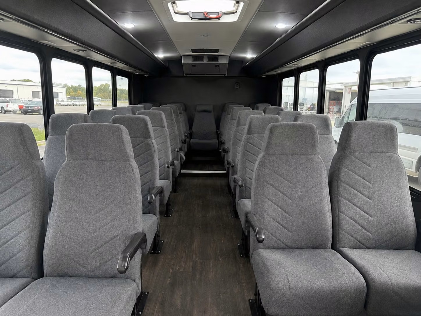 18 passenger minibus interior