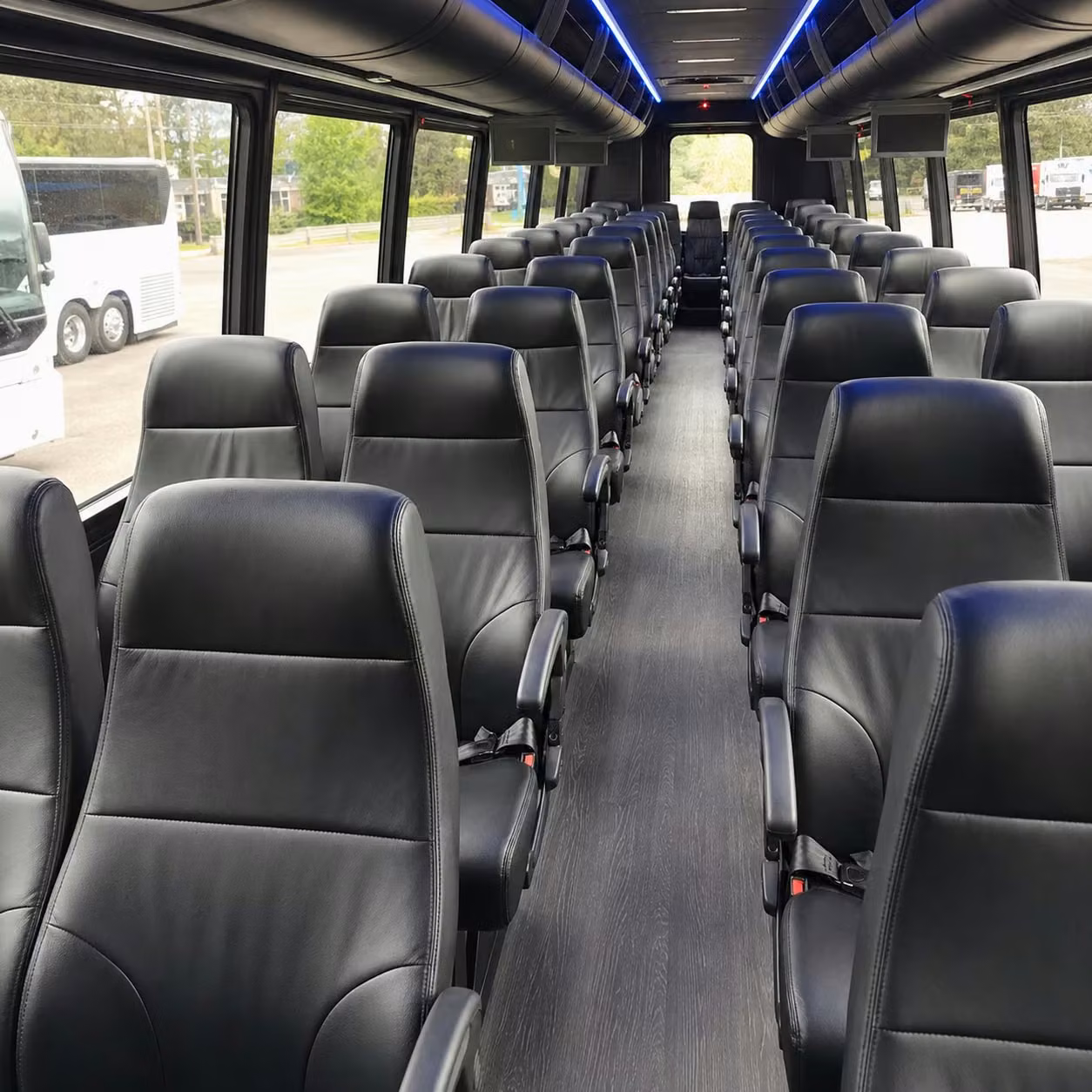 25 passenger minibus inside
