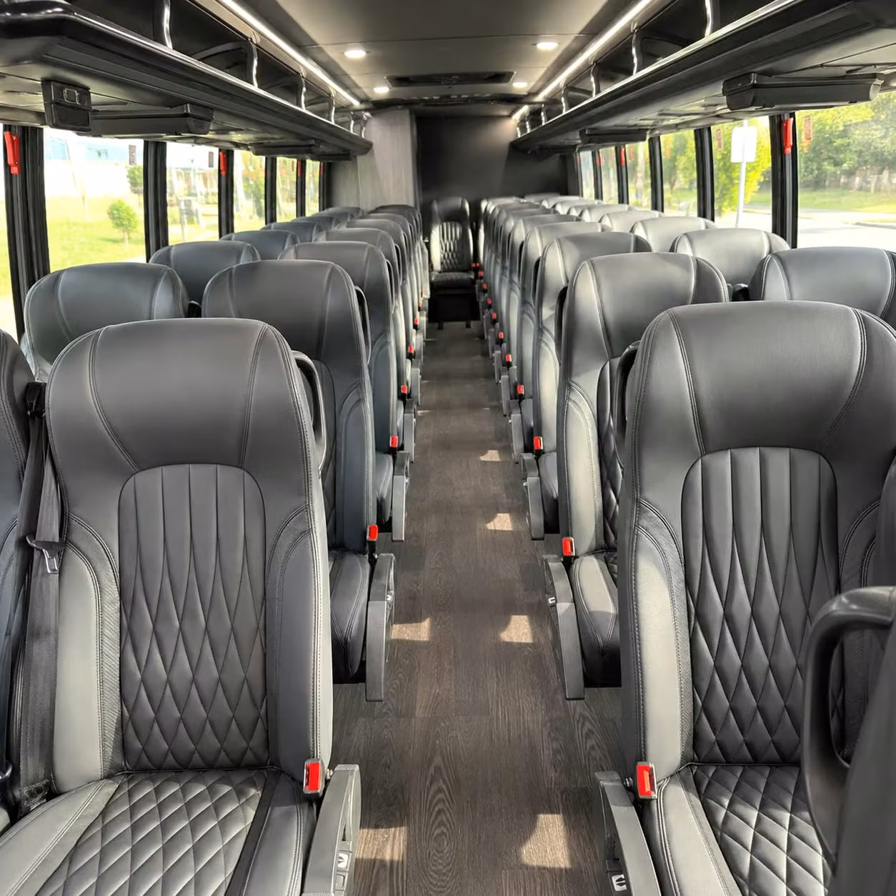 25 passenger minibus interior