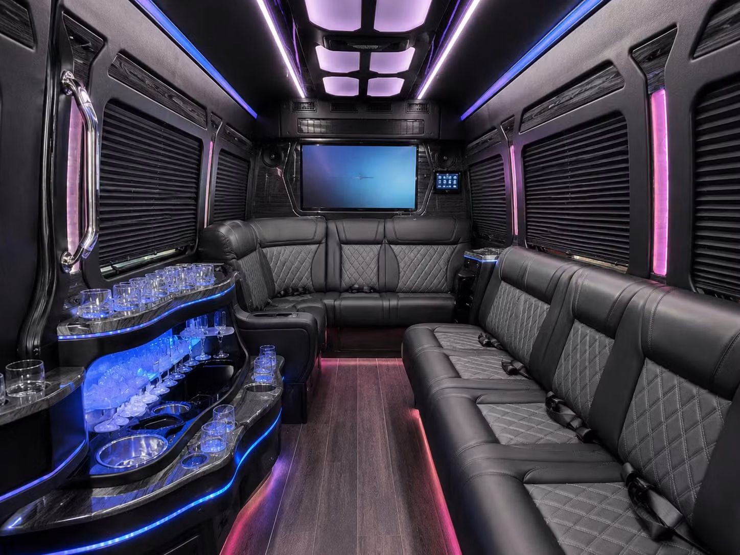 corporate sporting event shuttles for goodyear businesses